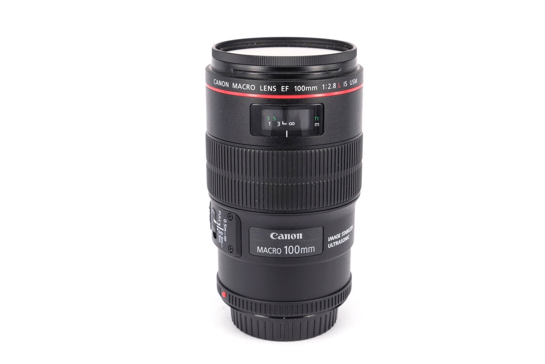 Used Canon EF 100mm f/2.8L IS USM Macro Lens