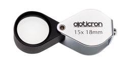 Opticron Folding Metal Loupe Magnifier 15x 18mm