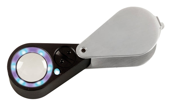 Opticron Folding Metal Loupe Magnifier 10x 18mm (0.7)