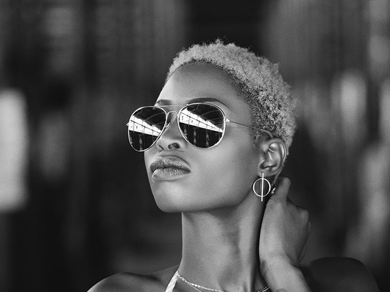 Female in sunglasses