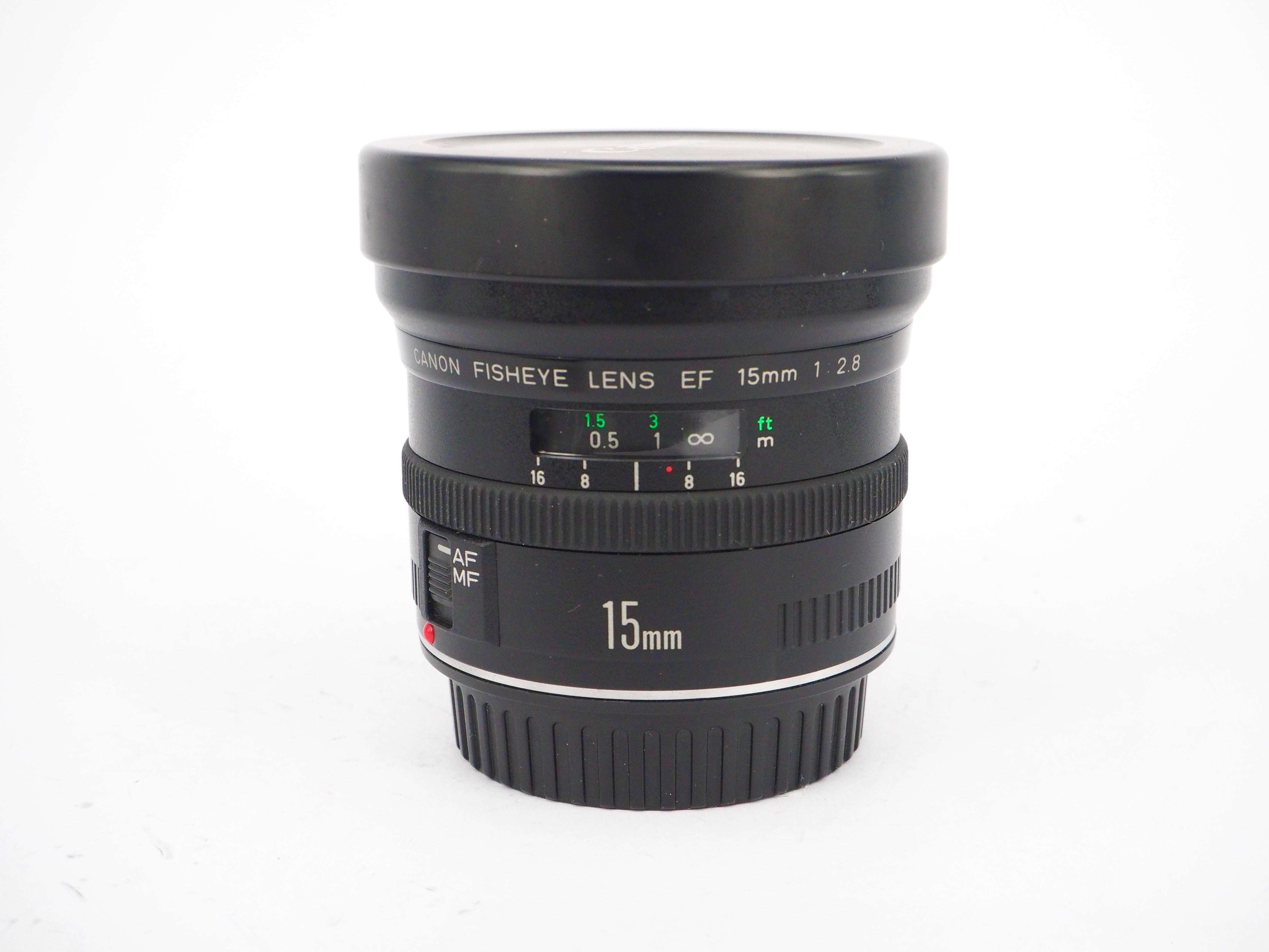 Used Canon EF 15mm f/2.8 Fisheye Lens