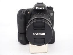 Used Canon EOS 70D + 18-135mm + Grip DSLR Camera