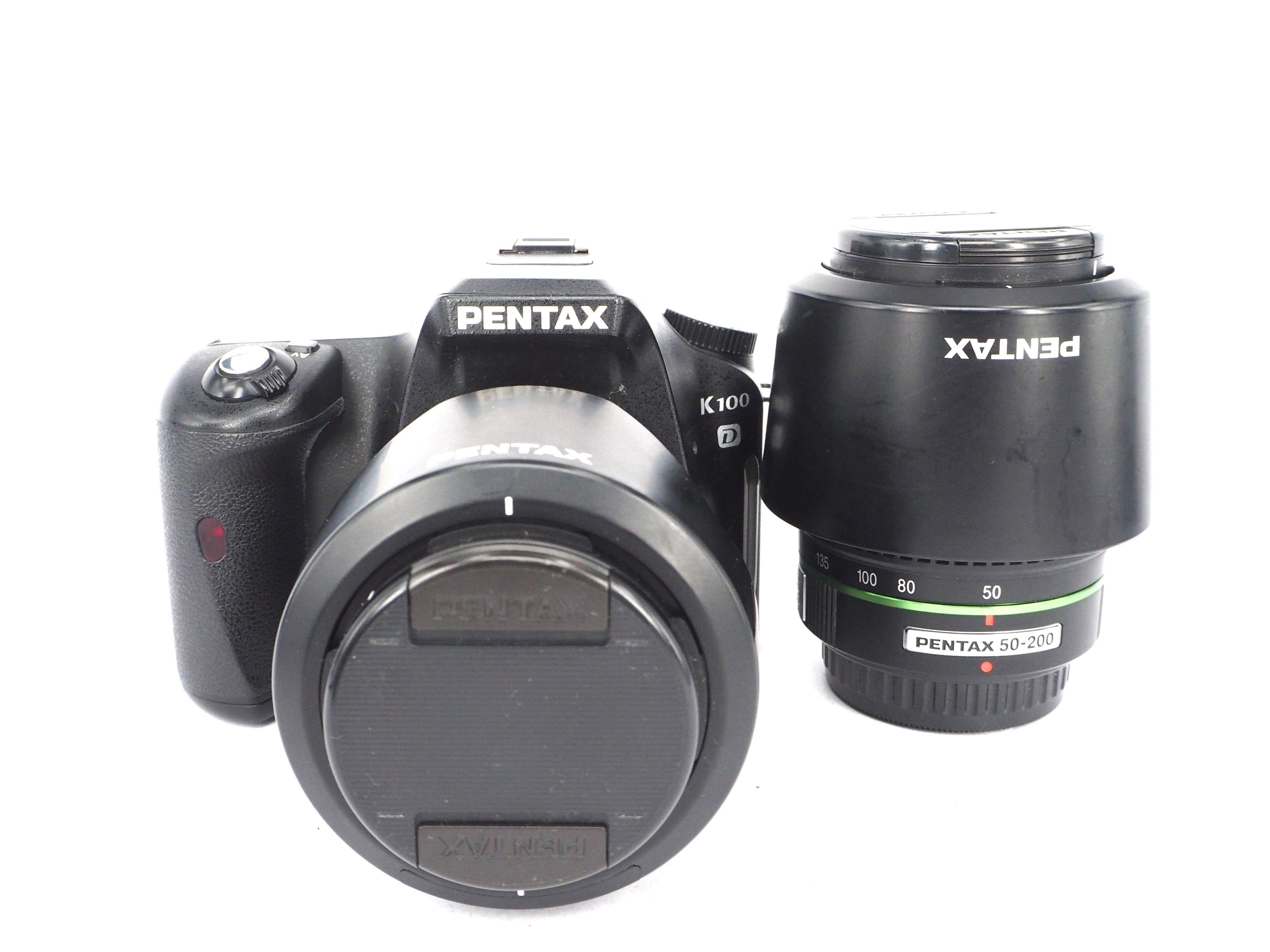Used Pentax K100d + 18-55mm + 55-200mm DSLR Starter Camera