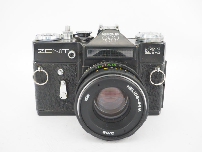 Used Zenit EM (Moskva - 80) + Helios 58mm f2 35mm SLR Camera
