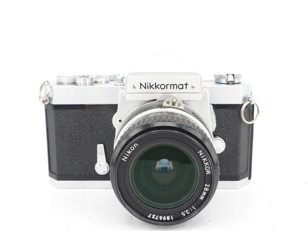 Used Nikon FTN + 28mm f3.5 35mm Camera