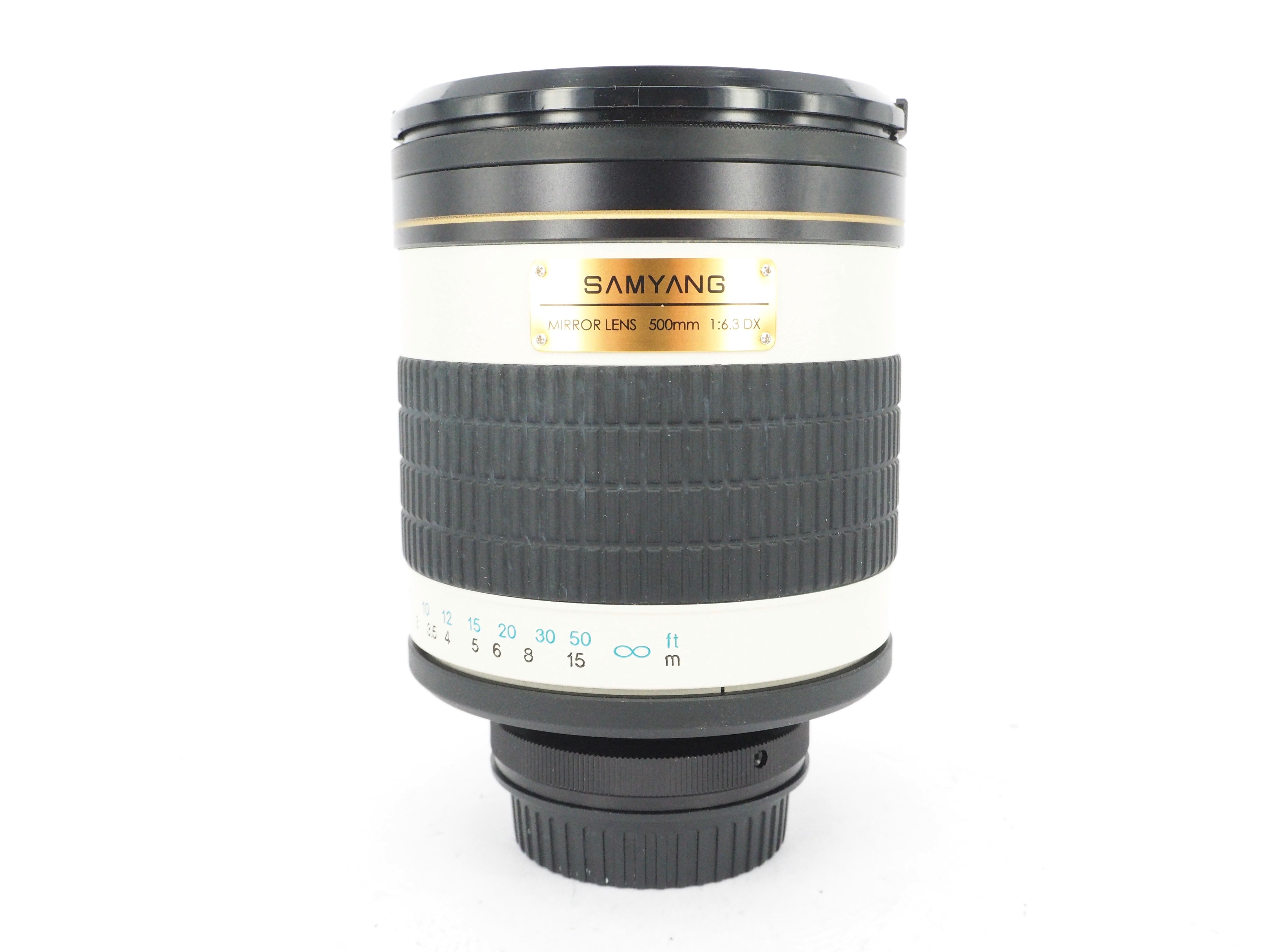 Used Samyang 500mm Mirror F6.3 T Mount Manual Focus Lens