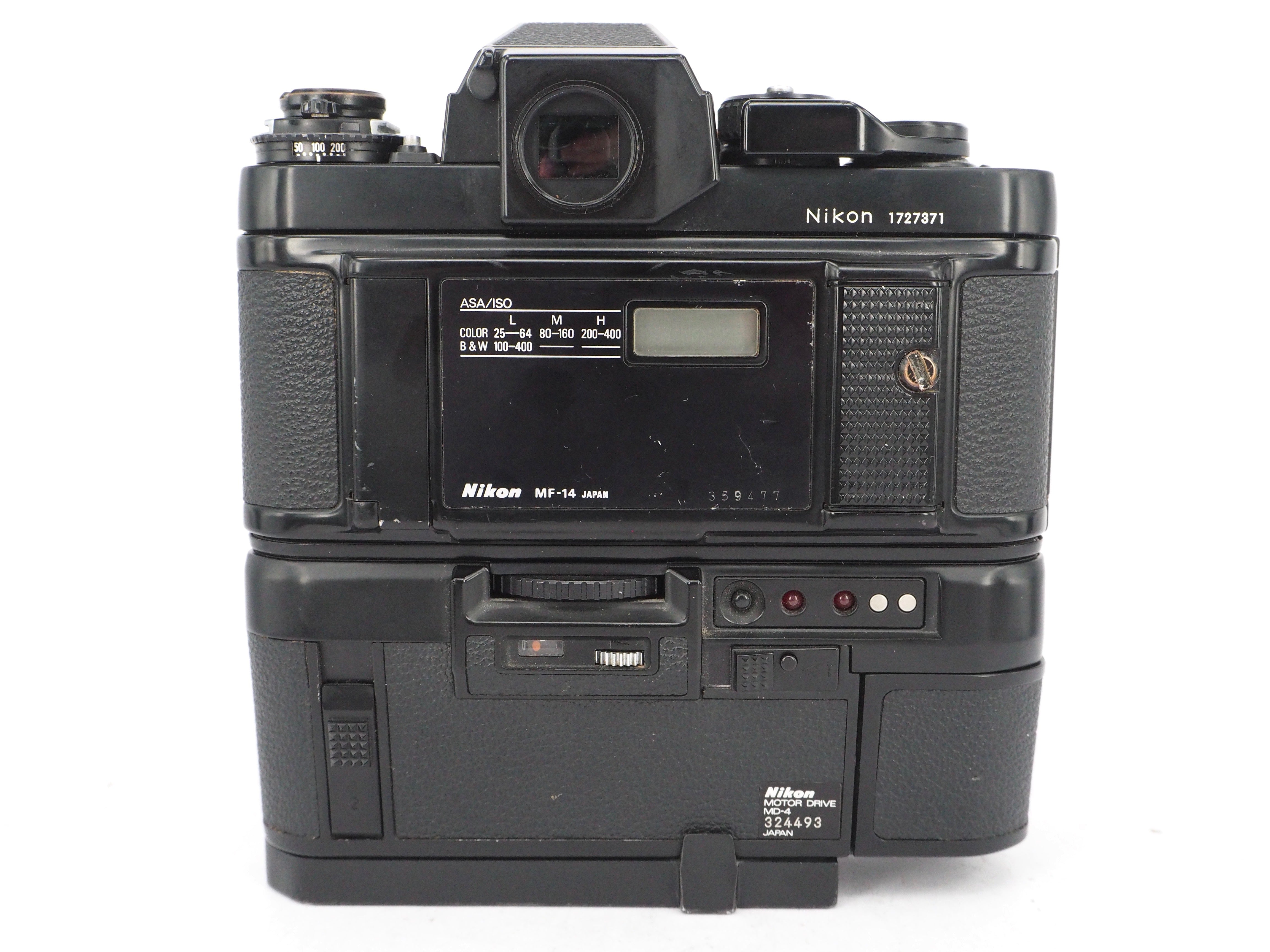 Used Nikon F3 + MD-4 + MF-14 35mm Camera 