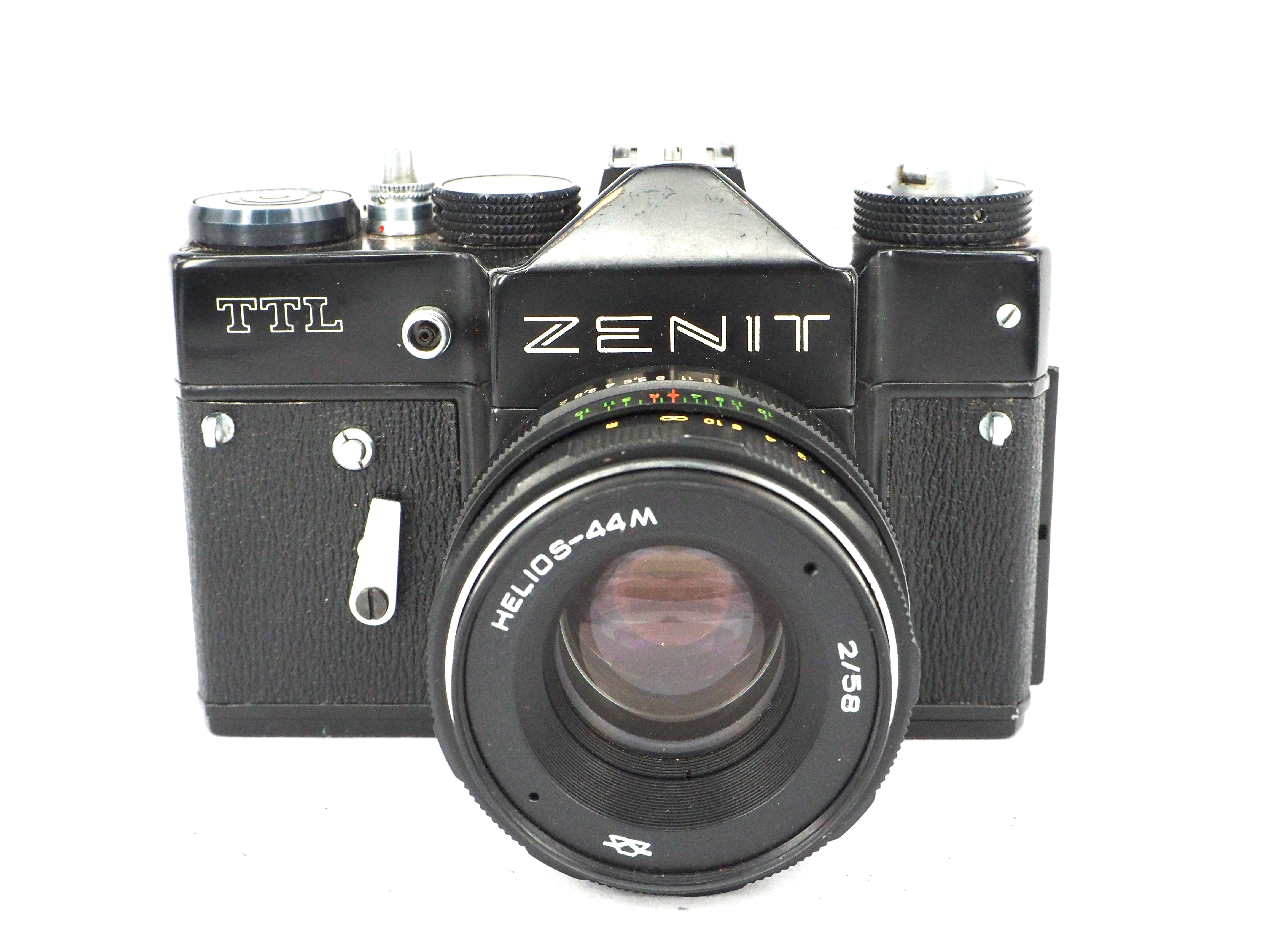 Used Zenit TTL + Helios 58mm f2 35mm SLR Camera