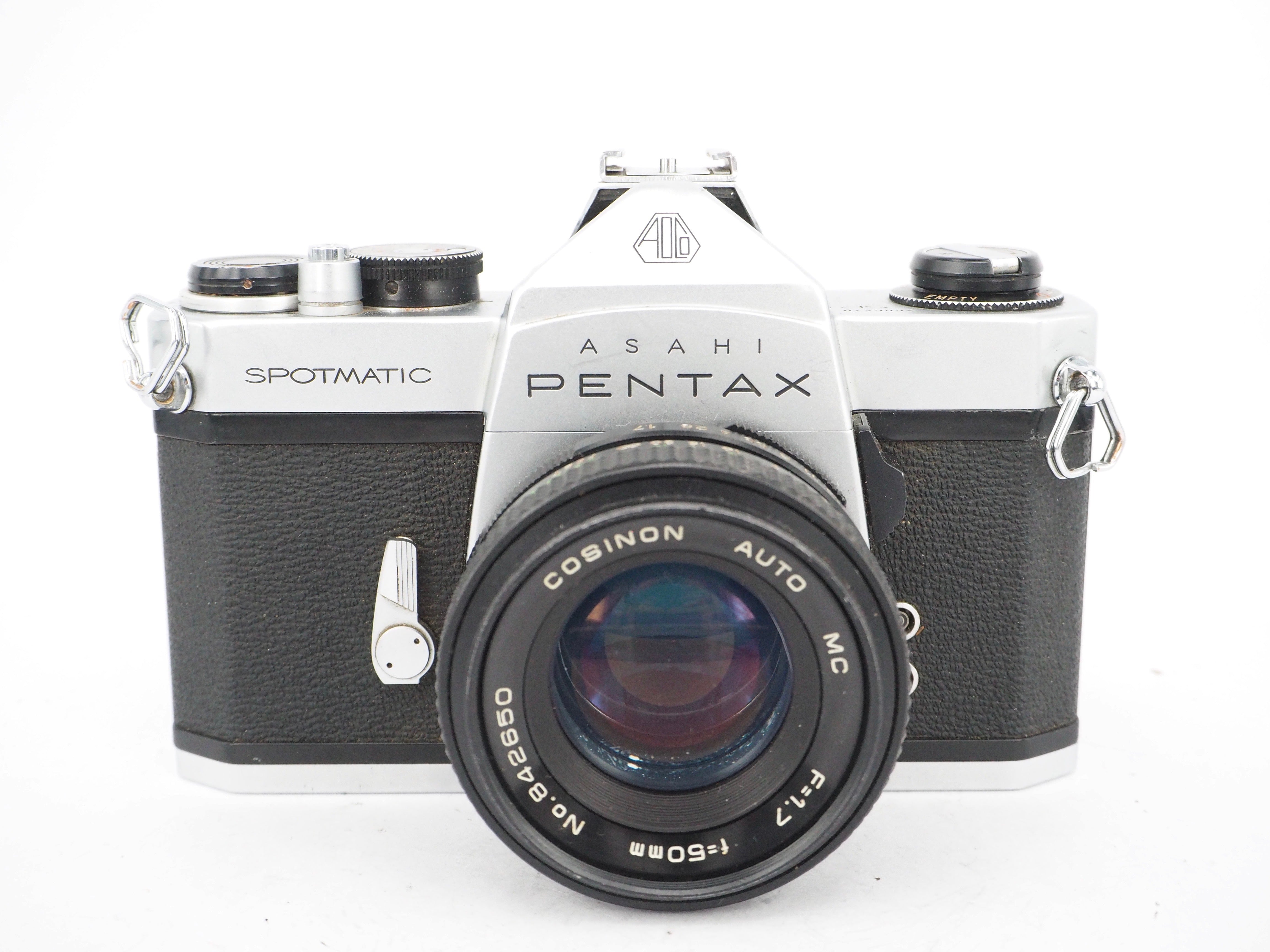Used Pentax Spotmatic SP + 50mm 35mm SLR Camera