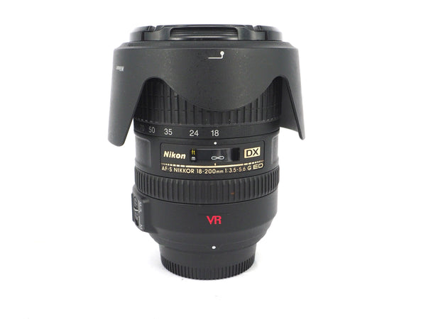 Used Nikon 18-200mm f3.5-5.6 G AF-S DX ED VR Lens