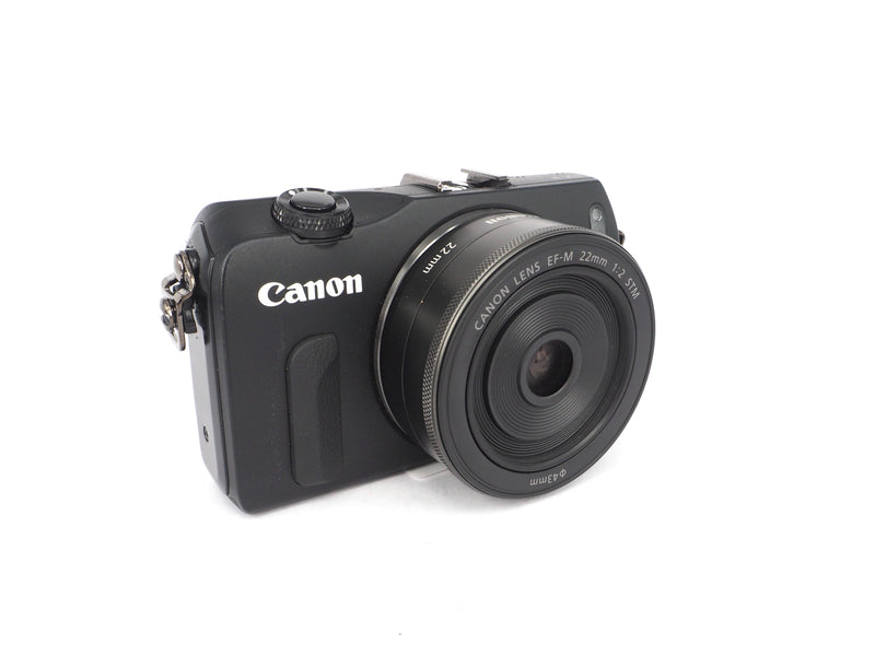 Used Canon EOS M + 22mm f/2 STM Digital Camera