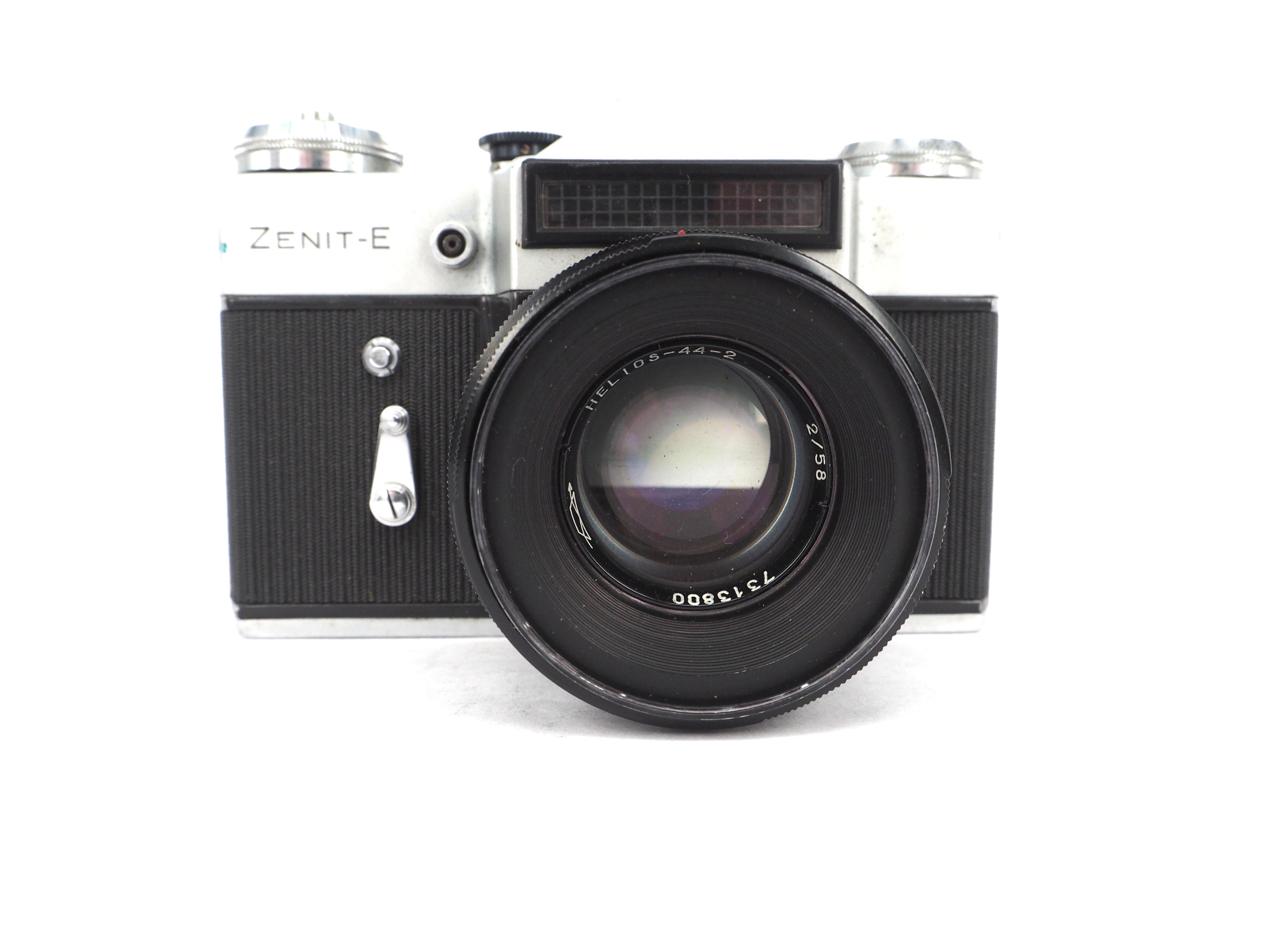 Used Zenit-E + Helios 58mm f2 35mm SLR Camera