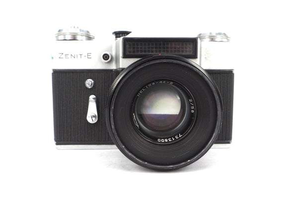 Used Zenit-E + Helios 58mm f2 35mm SLR Camera