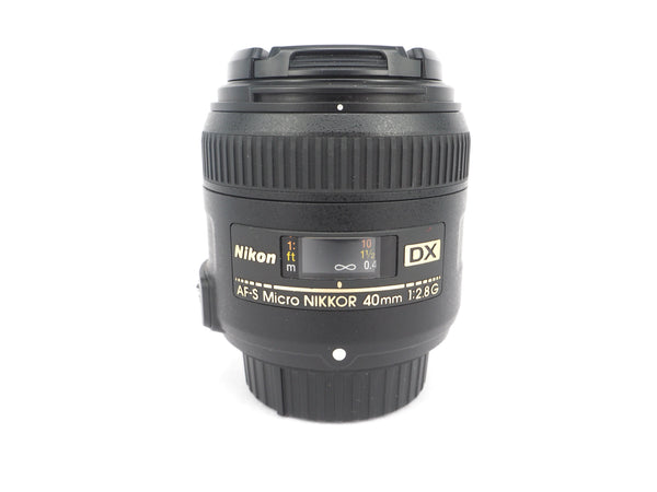 Used Nikon 40mm f/2.8G AF-S DX Micro Lens