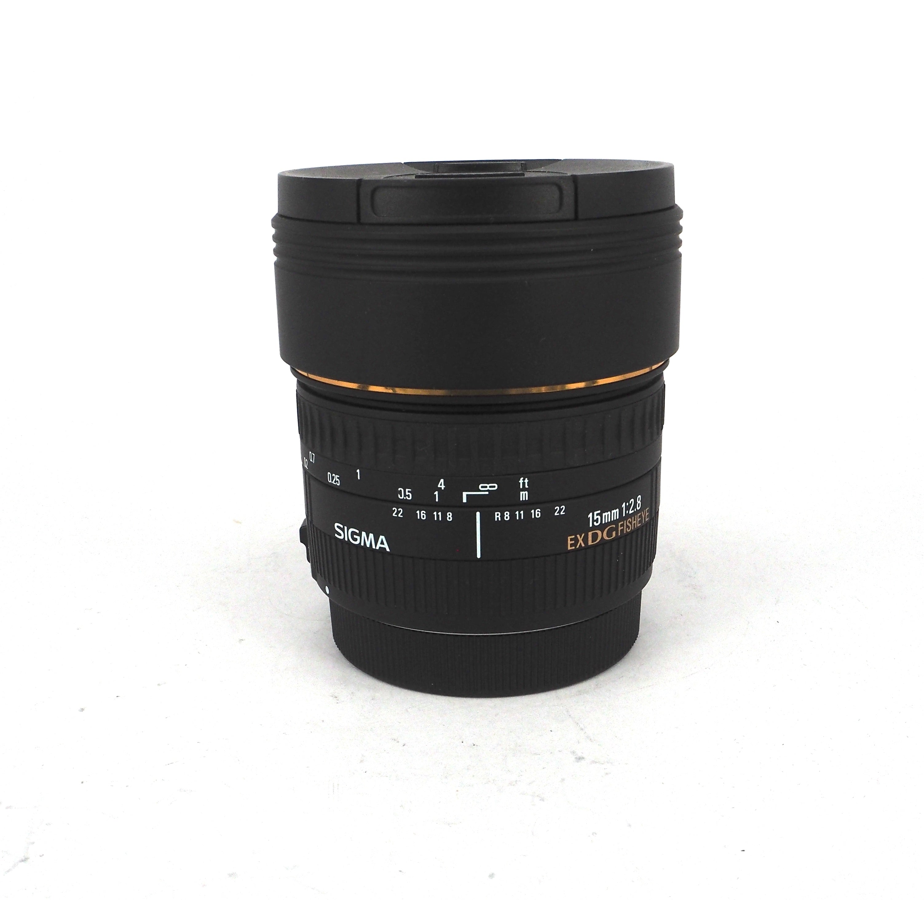 Sigma 15mm f/2.8 EX Fisheye, Canon EF Lens