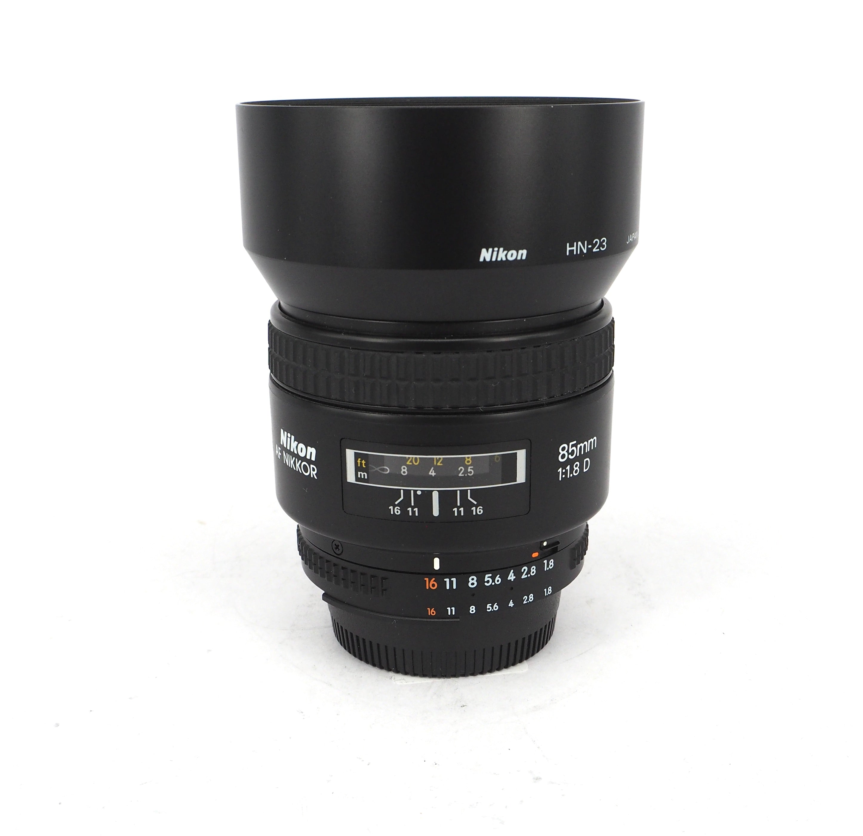 Used Nikon AF 85mm f/1.8D Lens