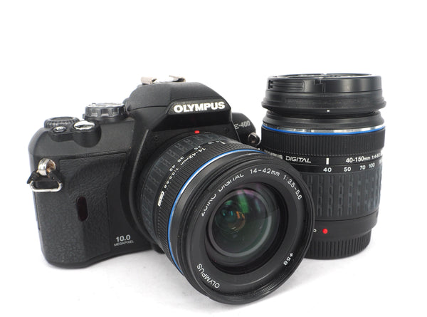 Used Olympus E-410 Twin lens Kit Digital SLR Camera