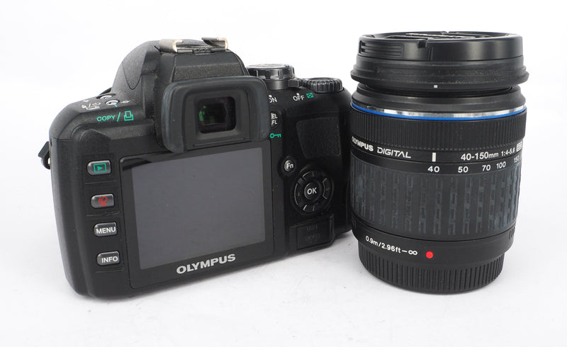 Used Olympus E-410 Twin lens Kit Digital SLR Camera
