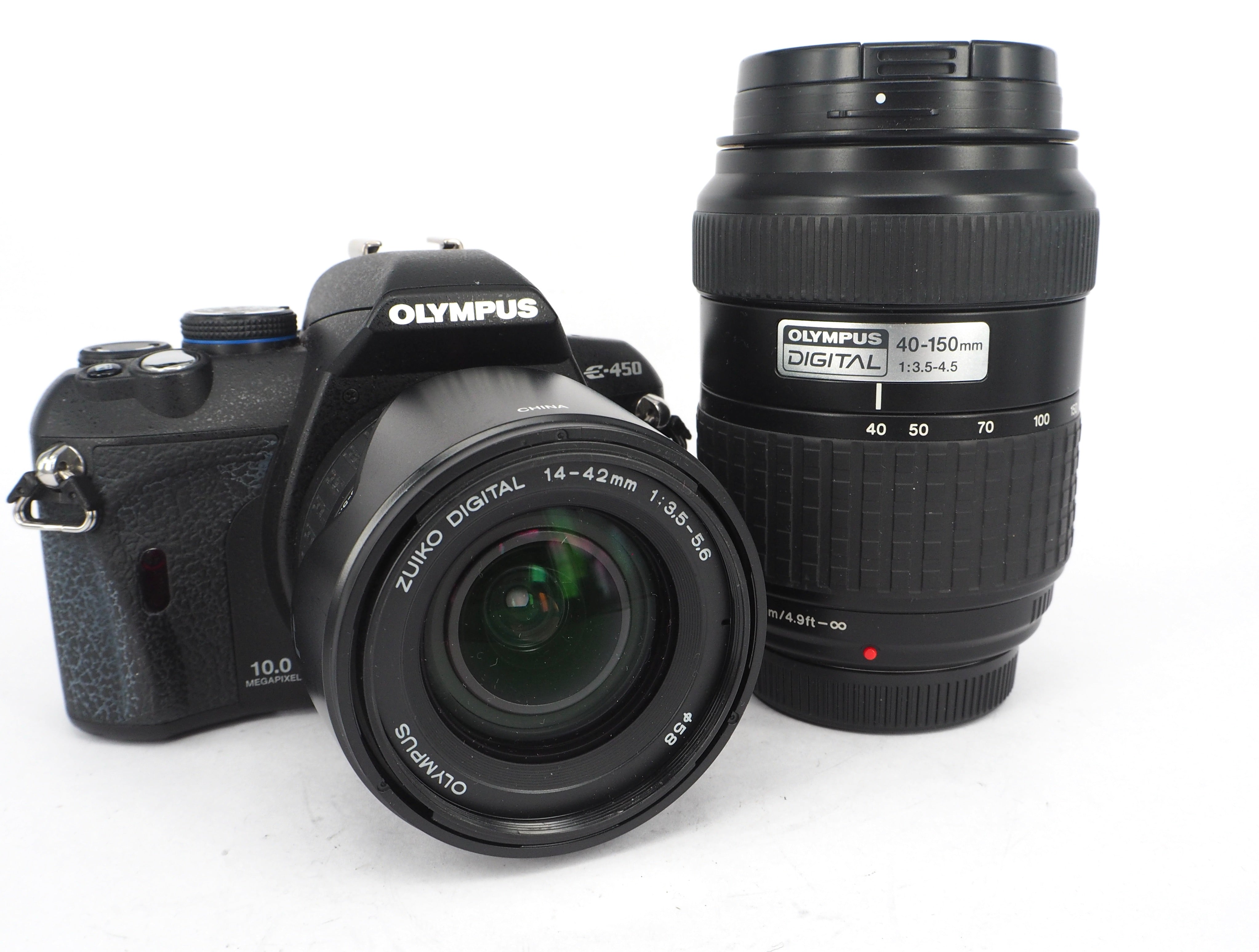 Used Olympus E-450 Twin lens Kit Digital SLR Camera