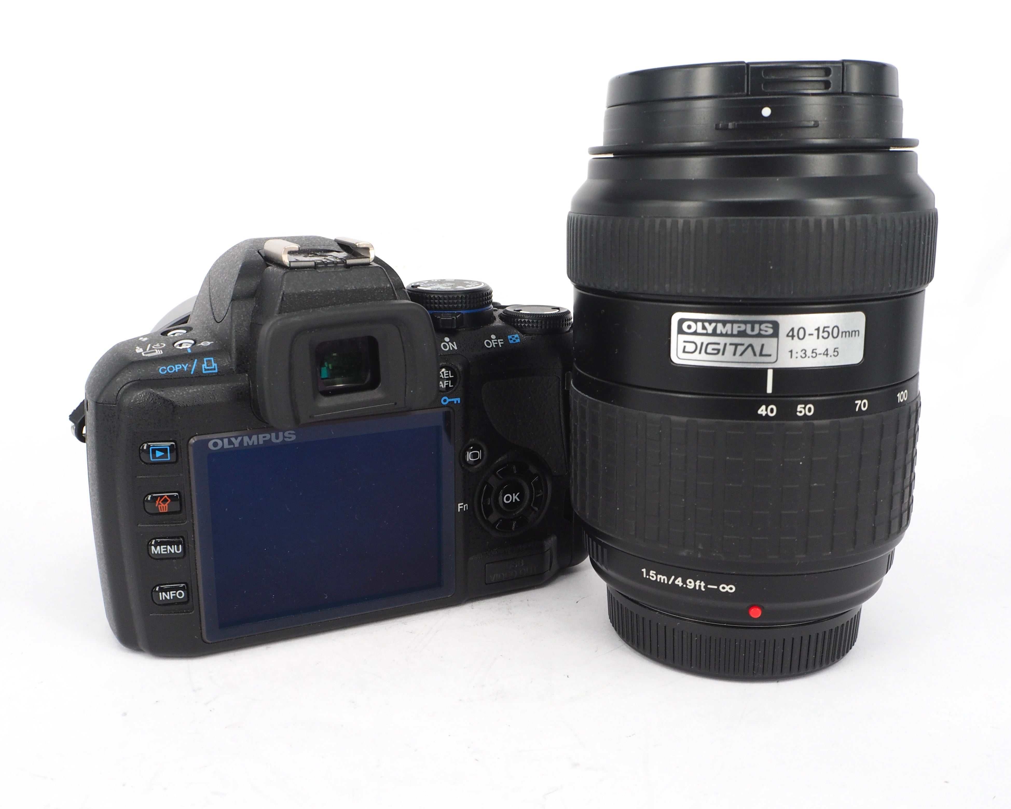 Used Olympus E-450 Twin lens Kit Digital SLR Camera
