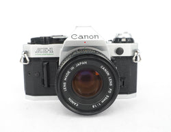 Used Canon AE-1 Program + 50mm f1.8 35mm Camera