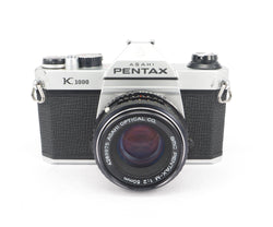 Used Pentax K1000  + 50mm f2 35mm SLR Camera
