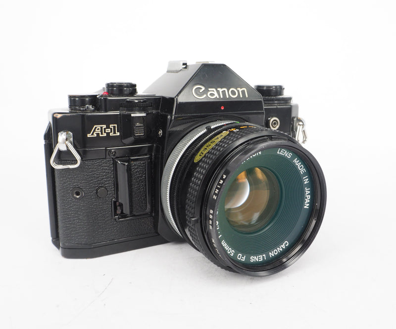 Used Canon A-1 + 50mm 35mm SLR Camera