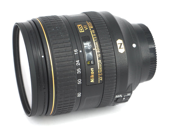 Used Nikon 16-80mm f2.8-4E AF-S VR ED DX Lens