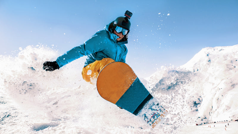 Insta360 ONE R Twin Edition  - snowboarding