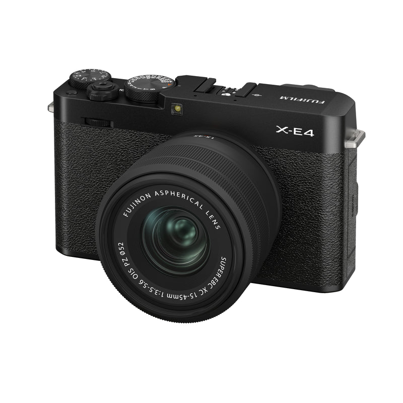 Fujifilm X-E4 Camera in black with lens