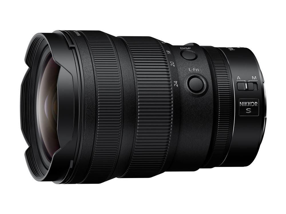 Nikon Z 14-24mm f/2.8 S Lens - side view