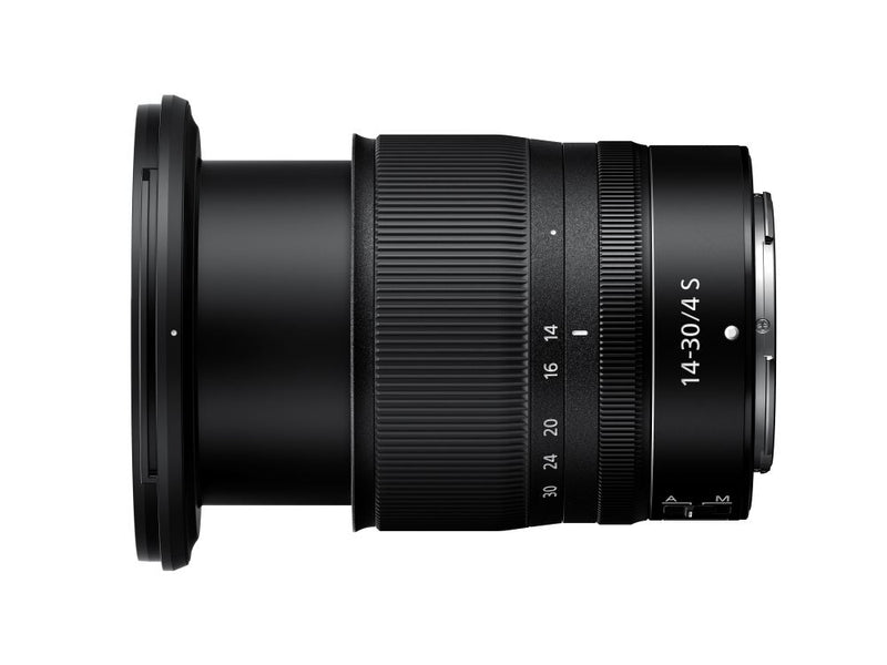 Nikon Z 14-30mm f/4 S Lens - side view
