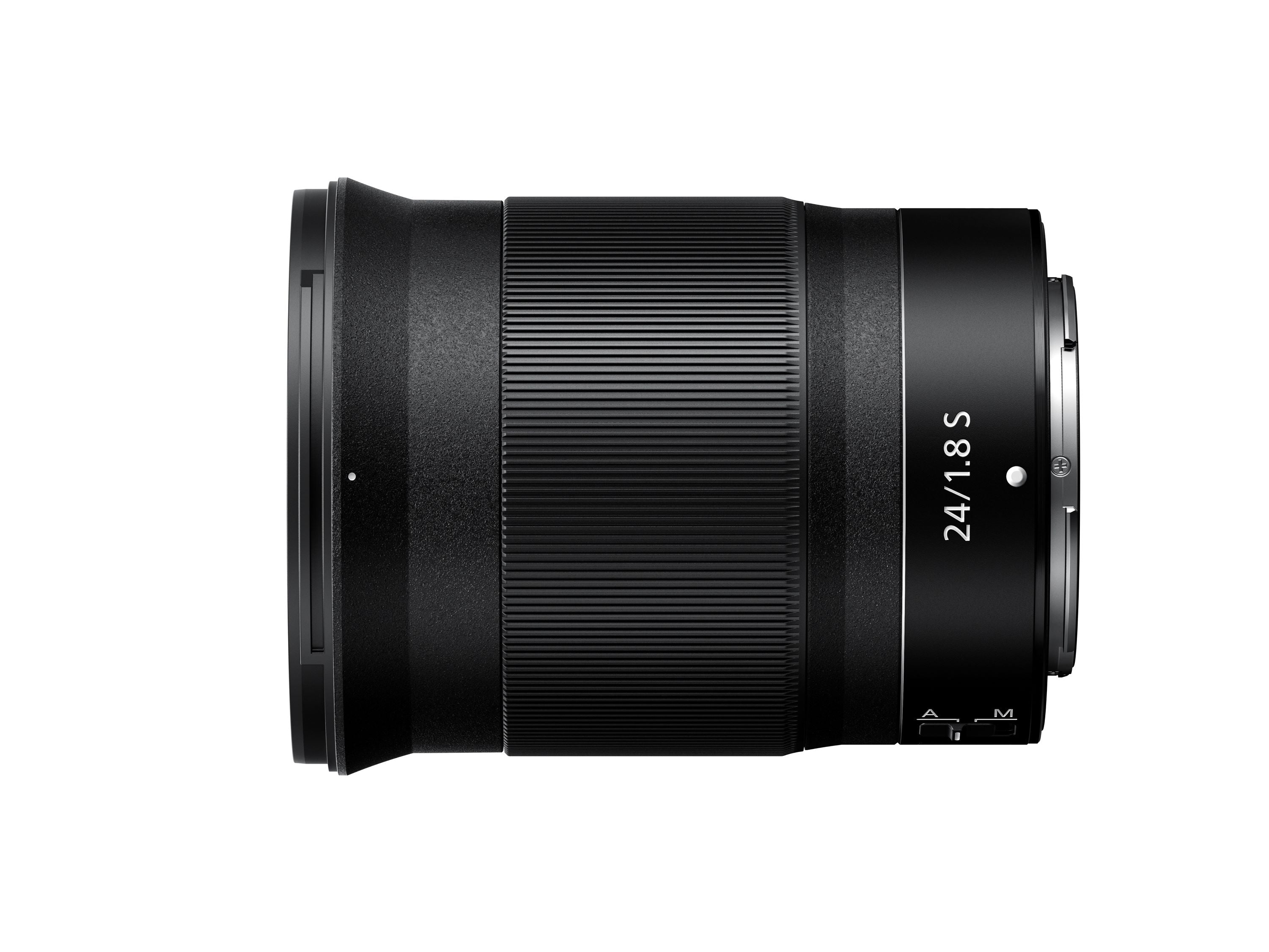 Nikon Z 24mm f/1.8 S Lens - side view